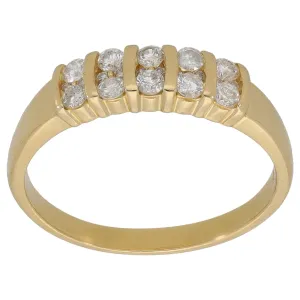 18ct Gold 1.05ct Diamond Dress/Cocktail Ring Size T