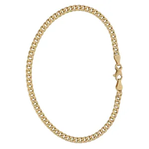 18ct Gold Curb Bracelet