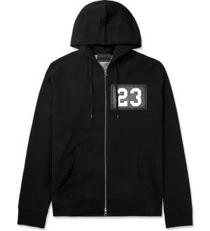 23 Cement Jersey Zip Up Hoodie