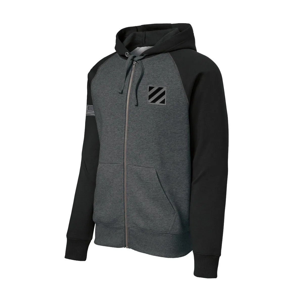 3rd Infantry Color Block Zip Up Hoodie