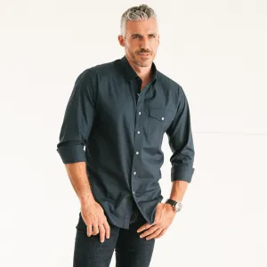 Author Casual Shirt – Dark Navy Cotton Twill