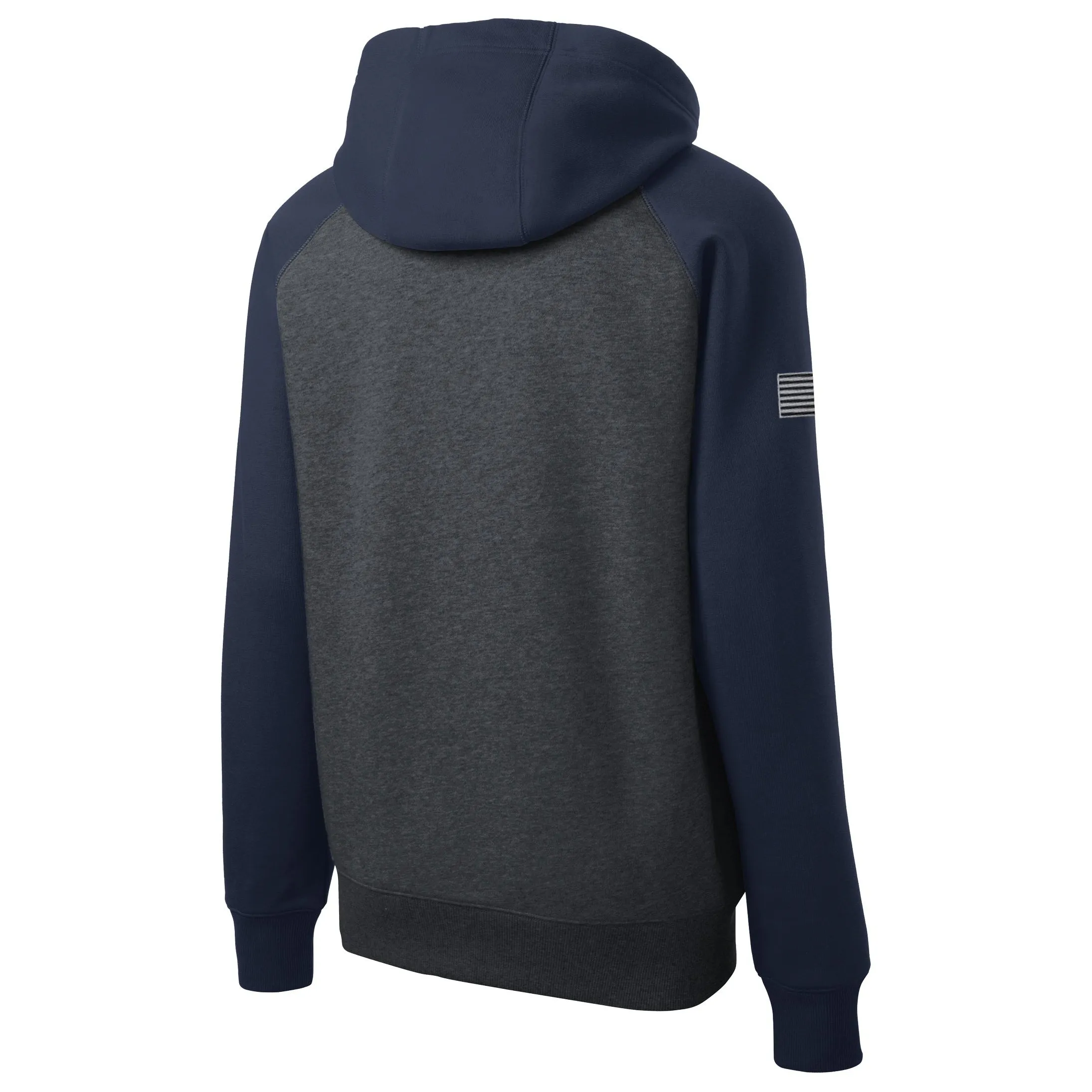 Aviation Color Block Zip Up Hoodie