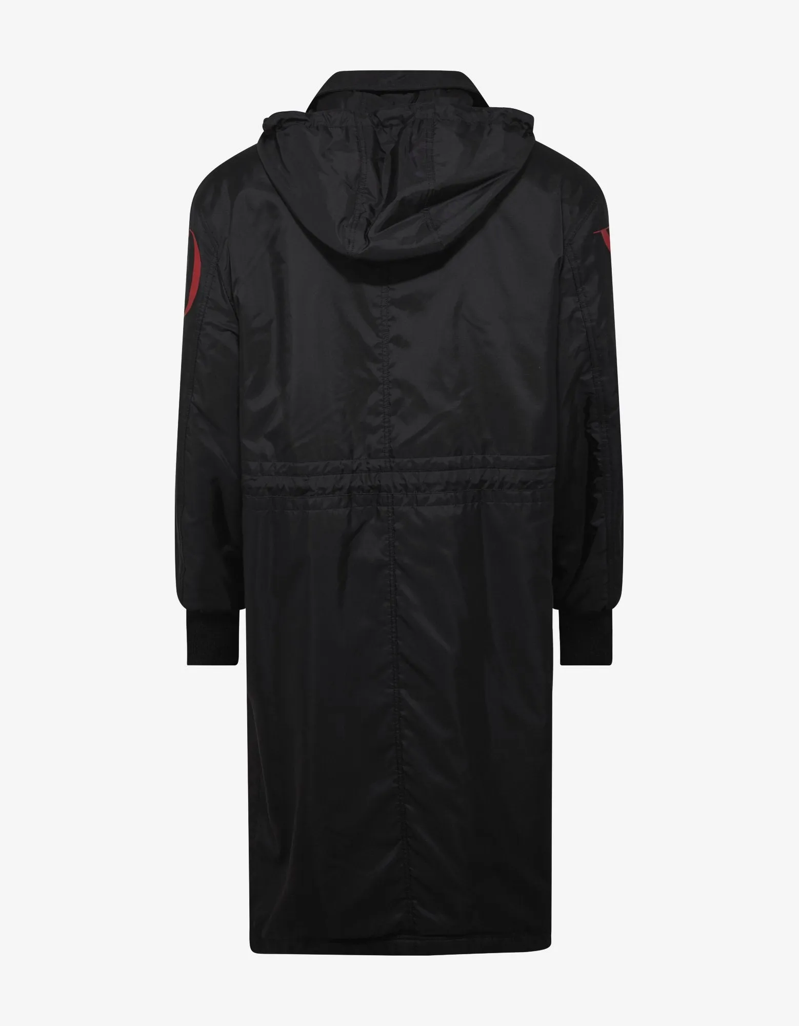 Black Logo Raincoat