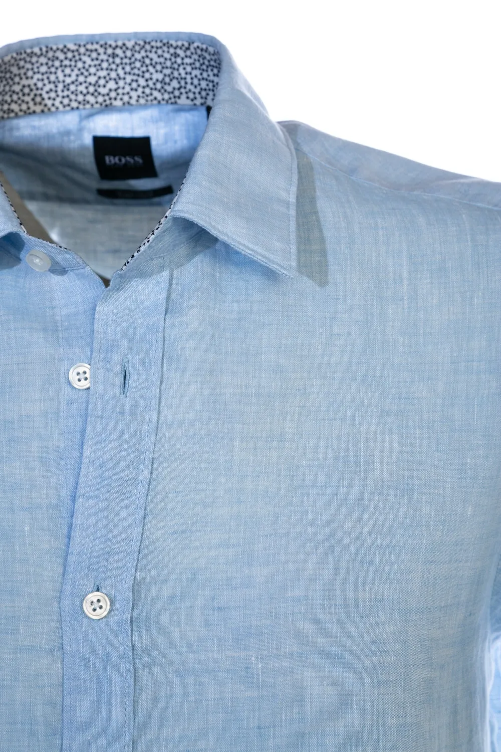 BOSS Luka_2 Short Sleeve Shirt in Sky Blue