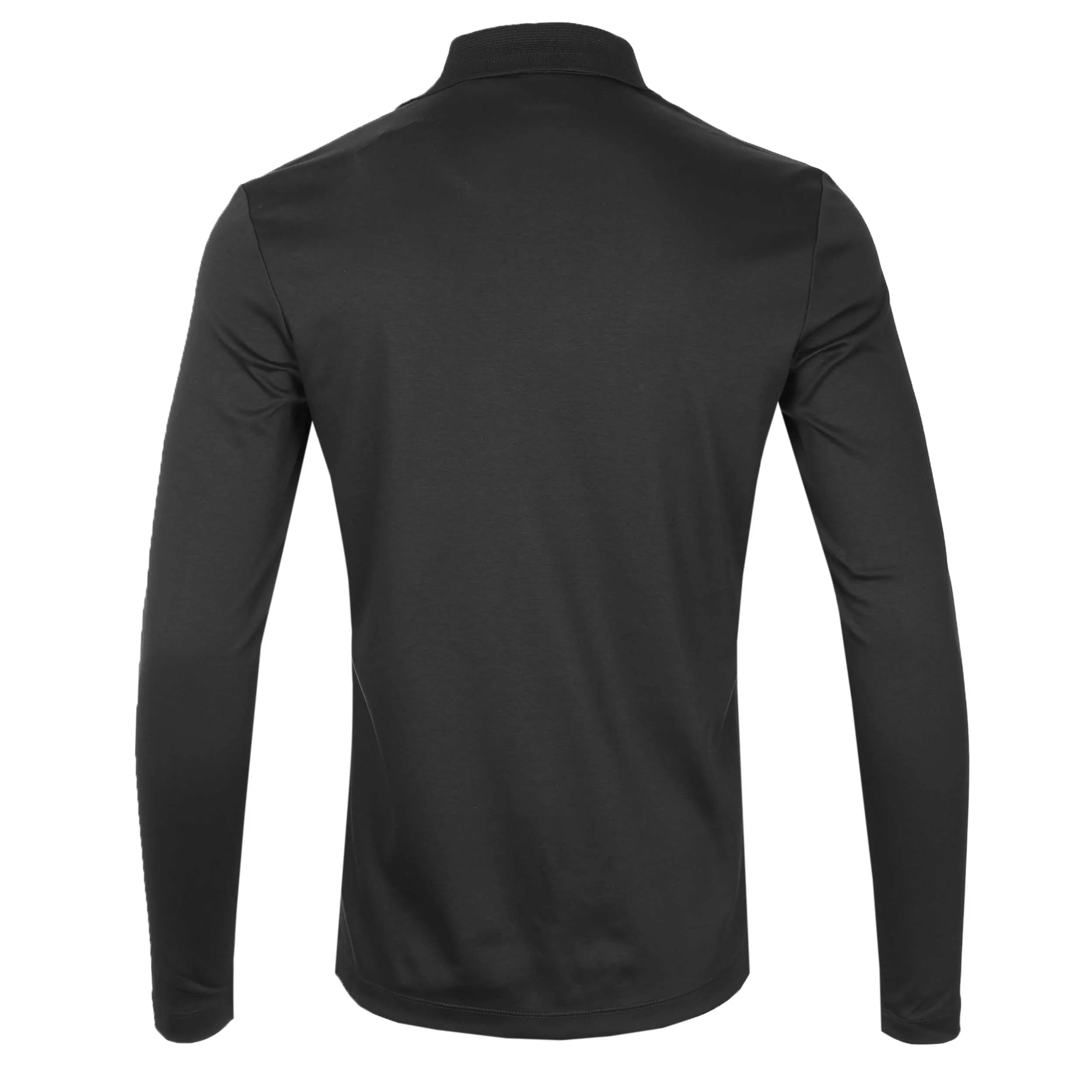 BOSS Pado 08 LS Polo Shirt in Black