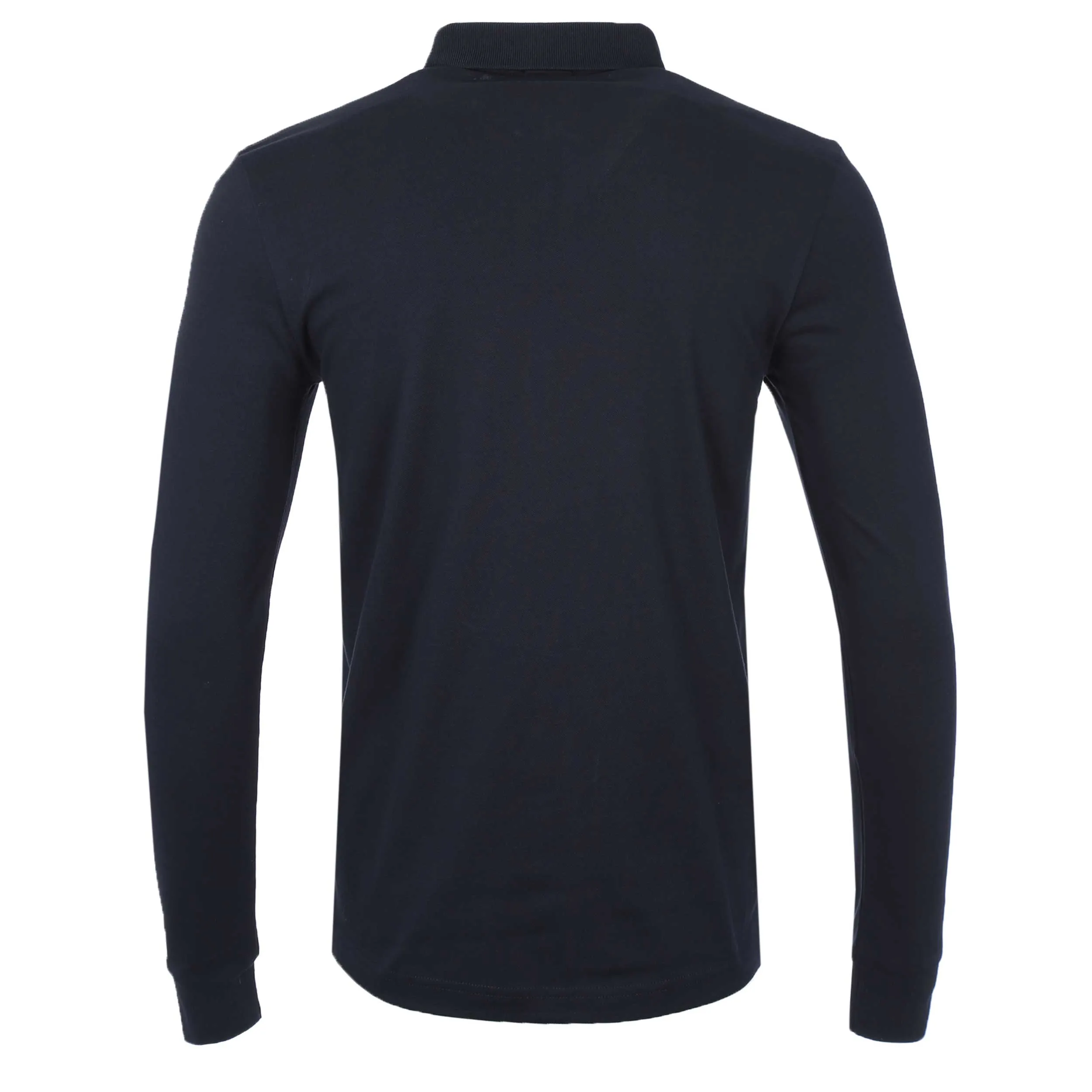 BOSS Passerby Long Sleeve Polo Shirt in Navy