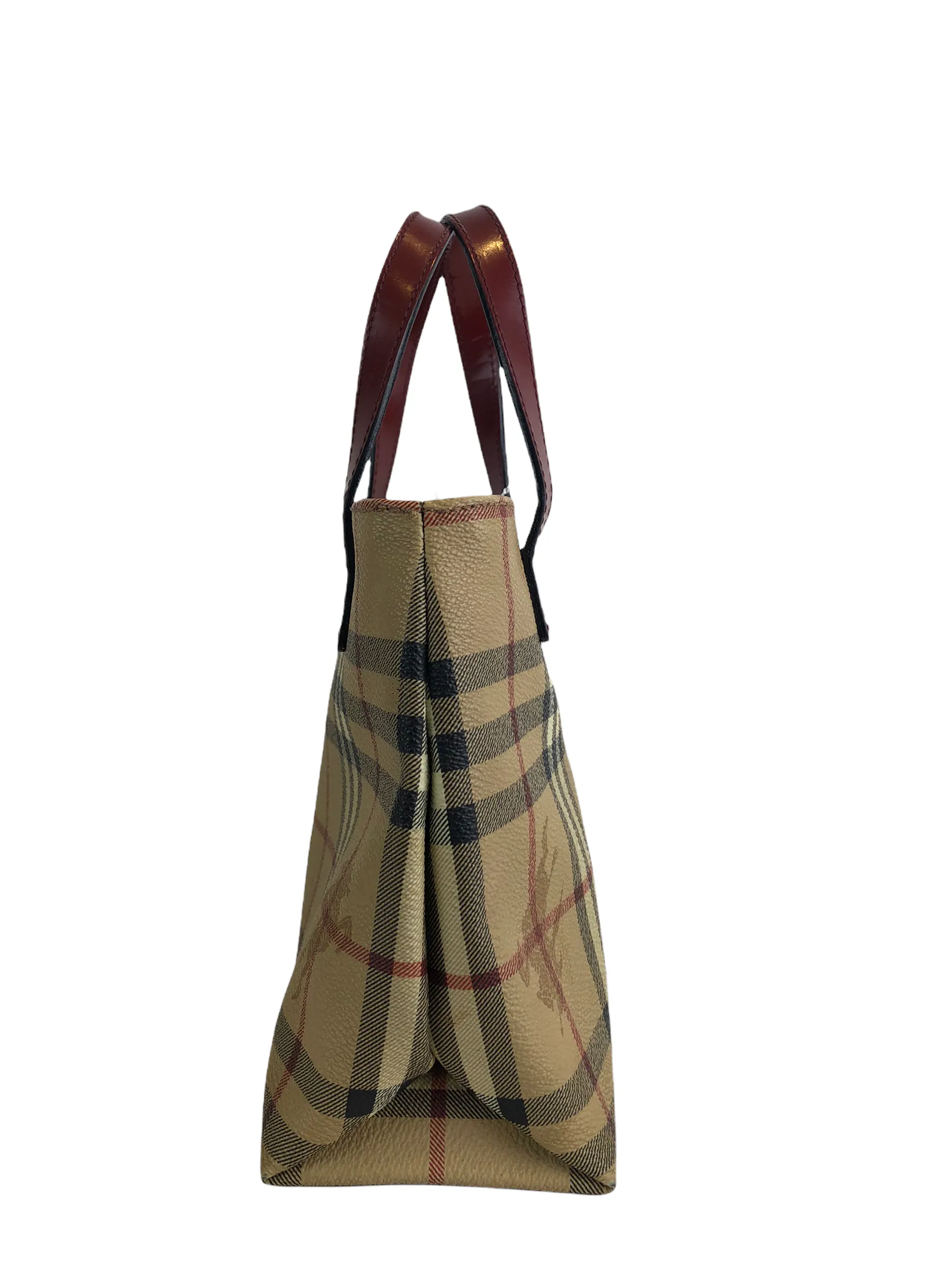 Burberry Classic Plaid Mini Tote Bag