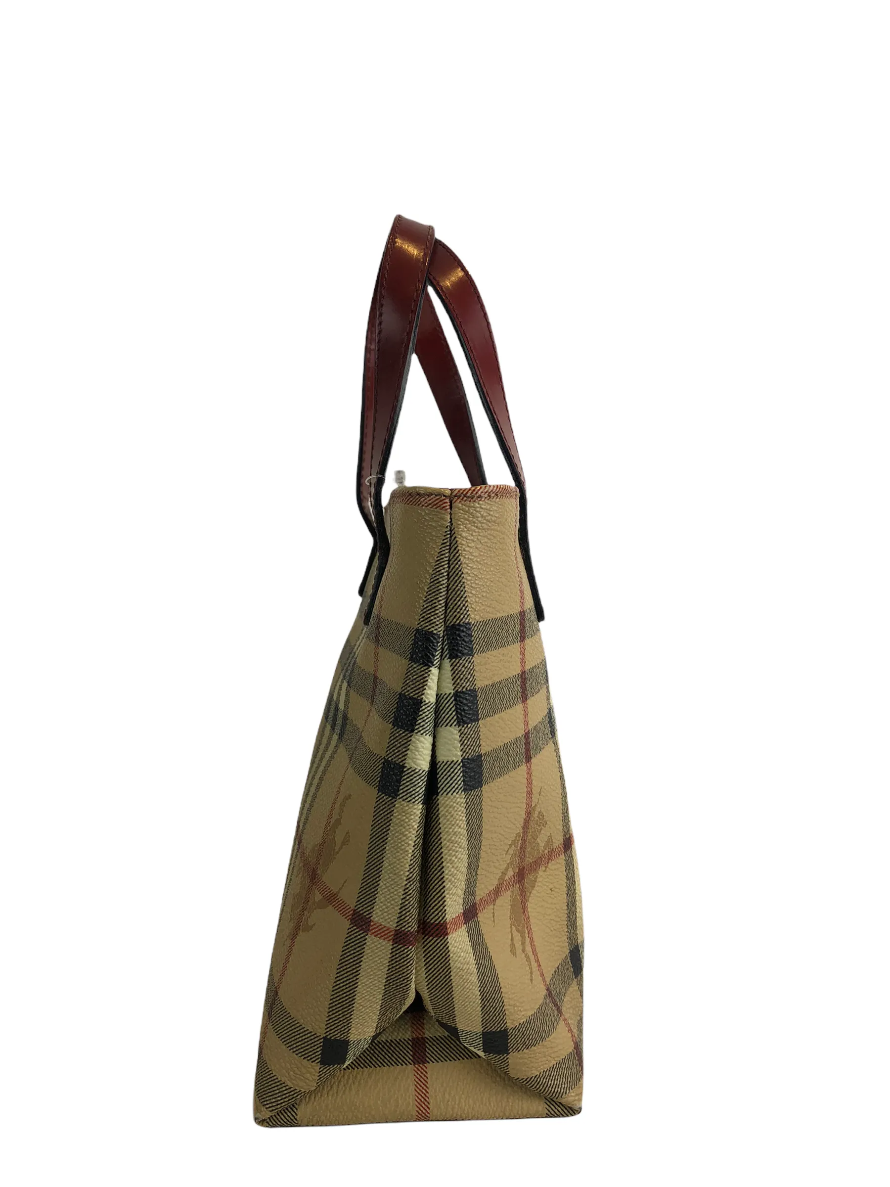 Burberry Classic Plaid Mini Tote Bag