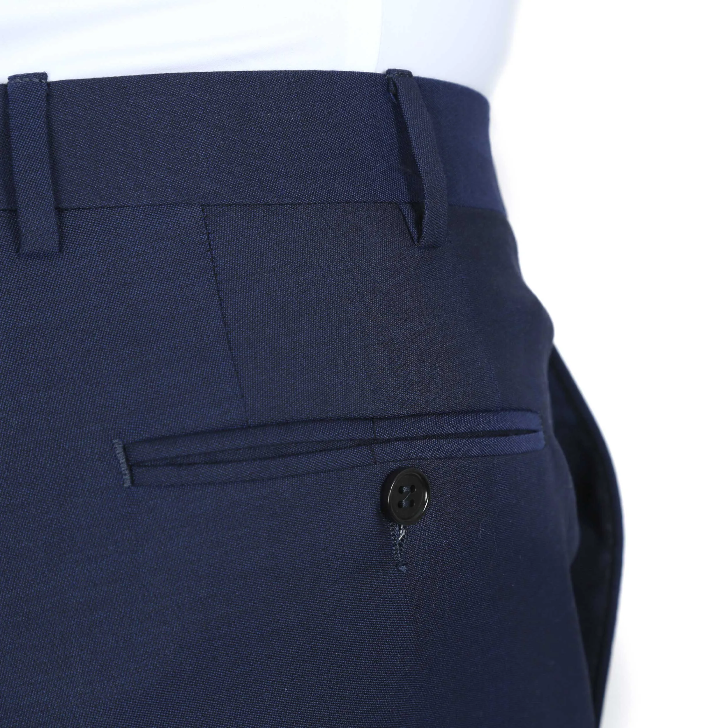 Canali Classic Trouser in Navy