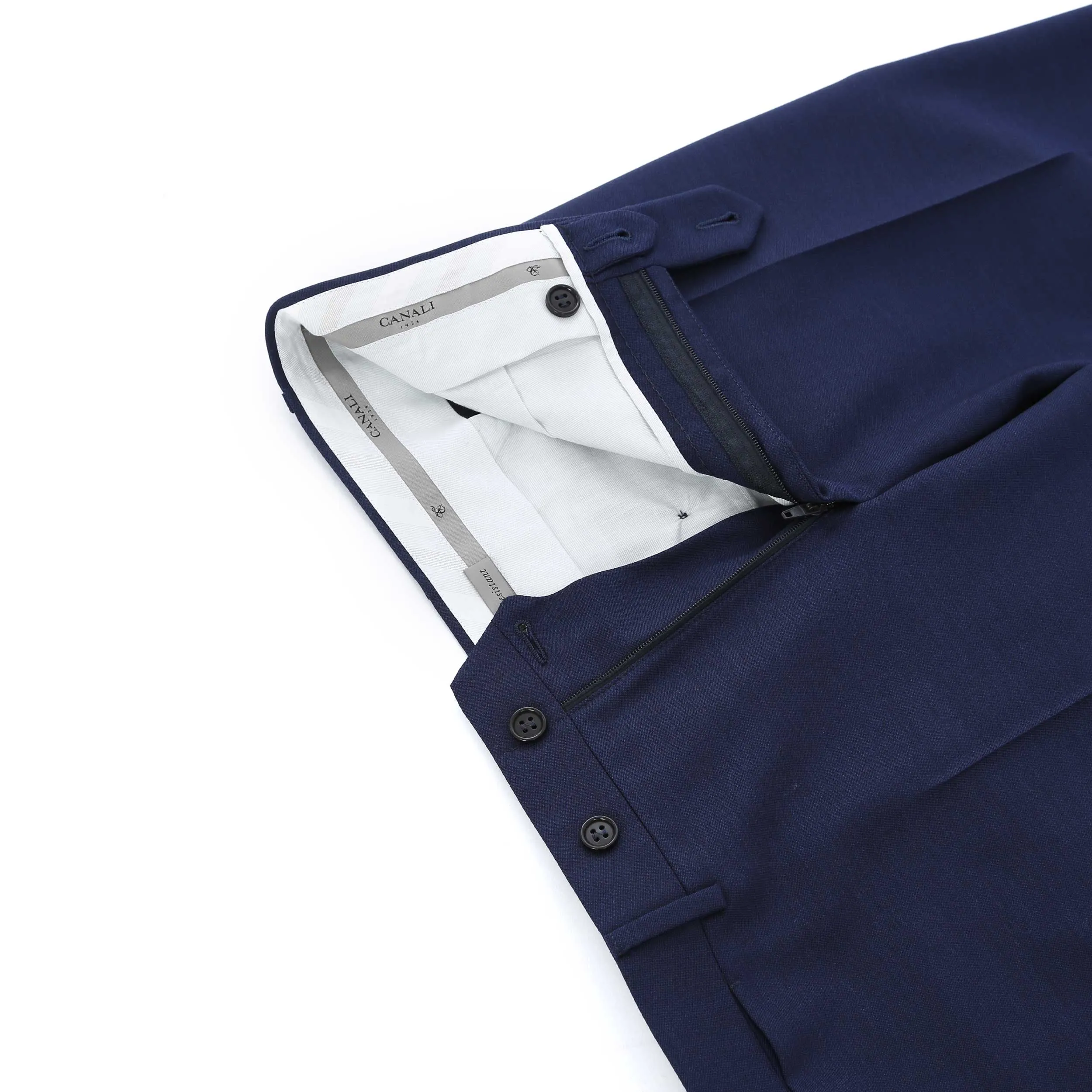 Canali Classic Trouser in Navy