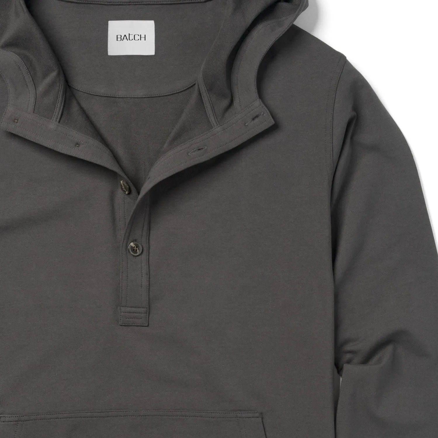 City Hoodie –  Graphite Gray Cotton French Terry