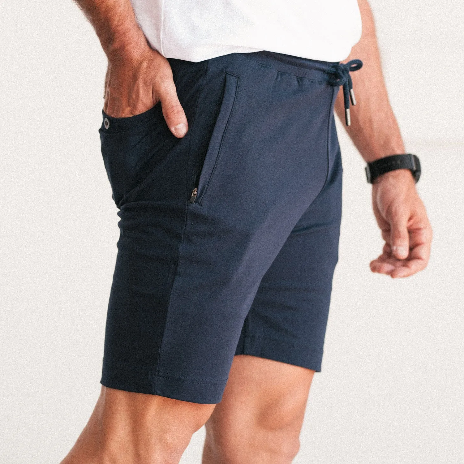 Constructor Short - Navy Stretch Jersey