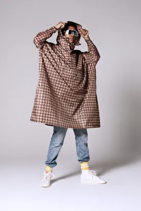 Damier Rain Poncho