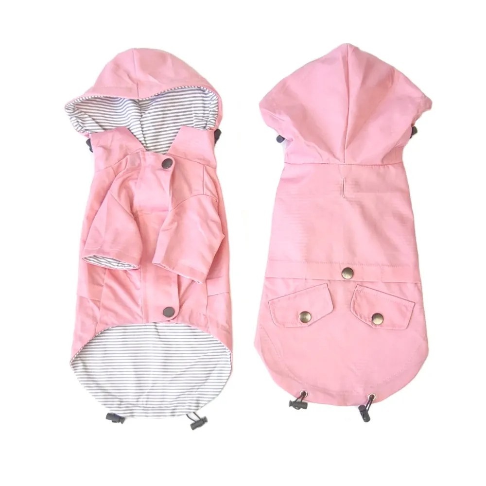 Dog Raincoat - Pink