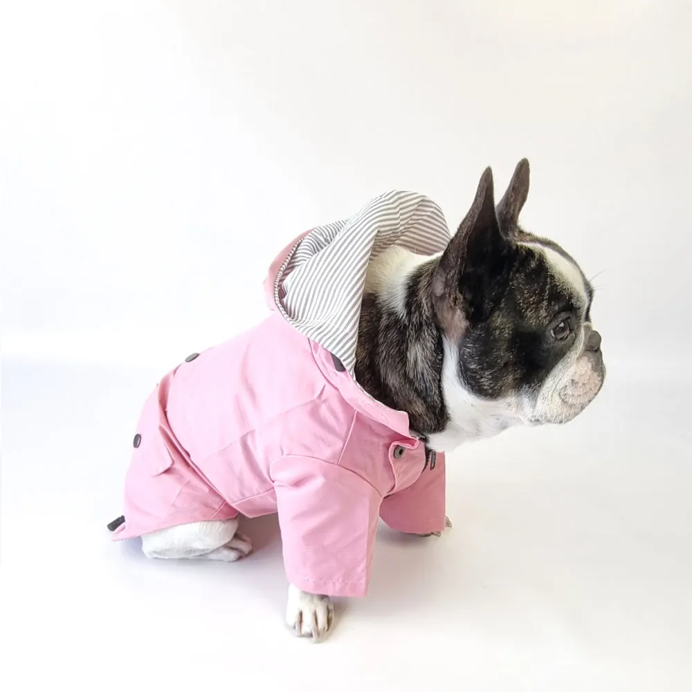 Dog Raincoat - Pink