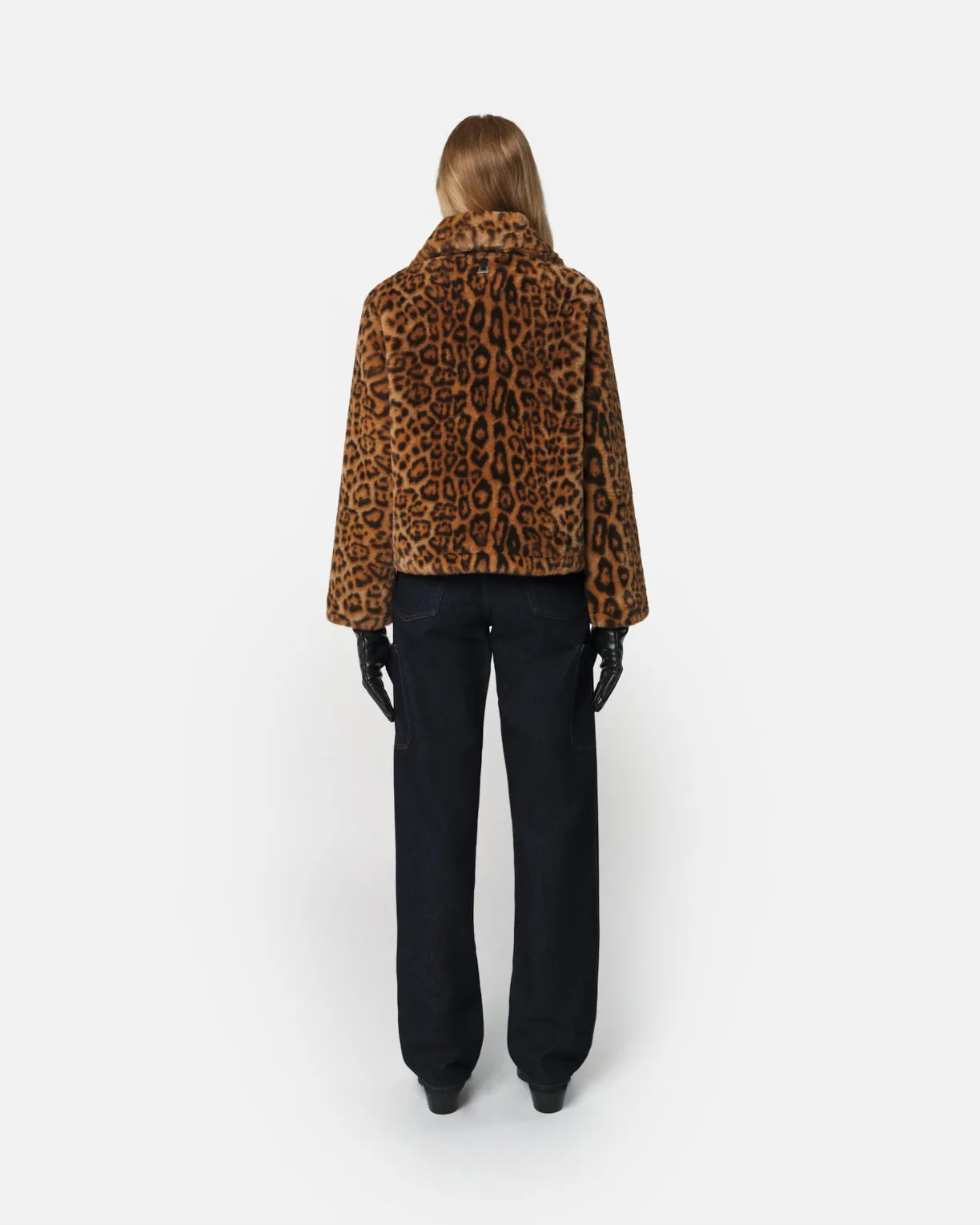 Elis Leopard Short Coat