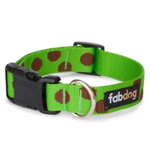 Fabdog | Polka Dot Collar Green