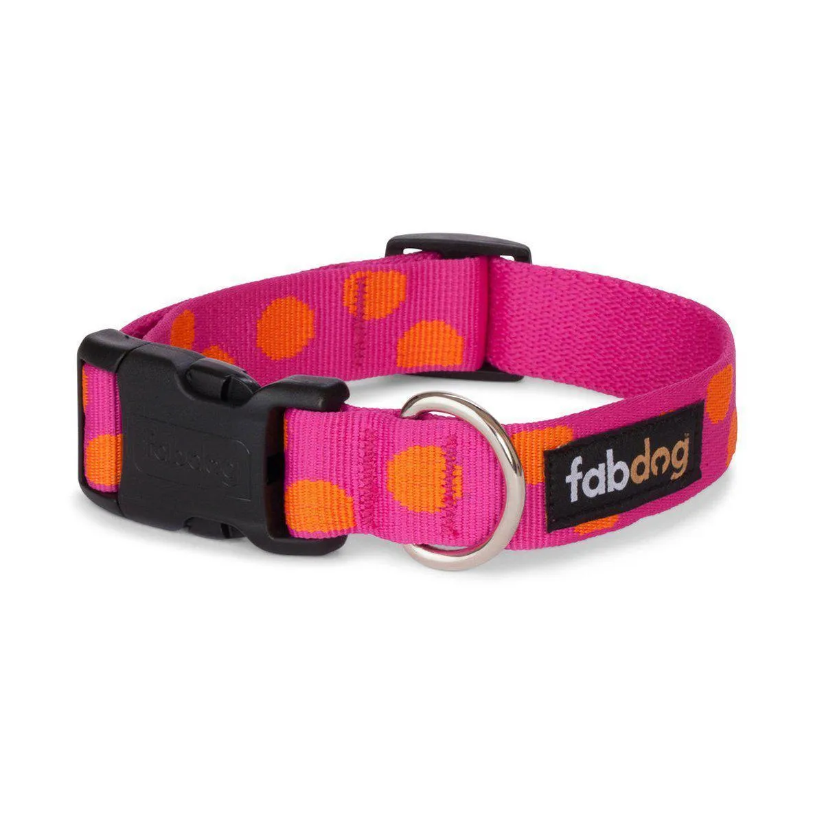 Fabdog | Polka Dot Collar Pink