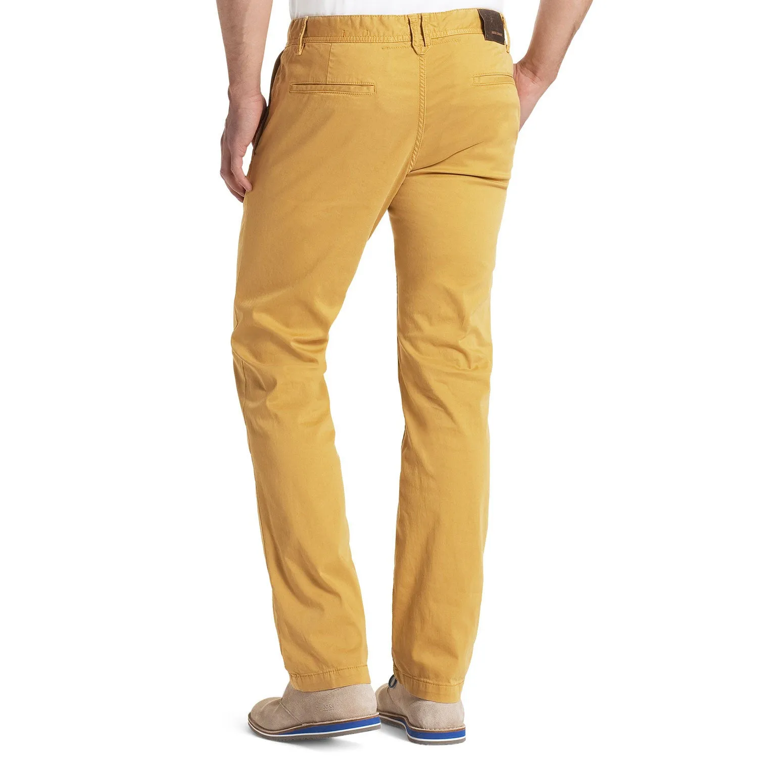 Hugo Boss Schino Regular Fit Chinos - Yellow