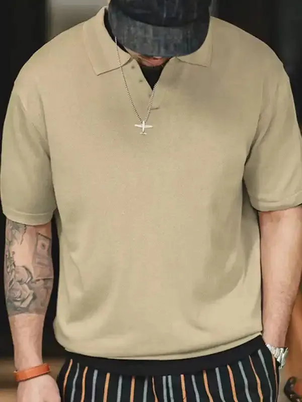 Men’s Solid Color Movement Polo Shirt