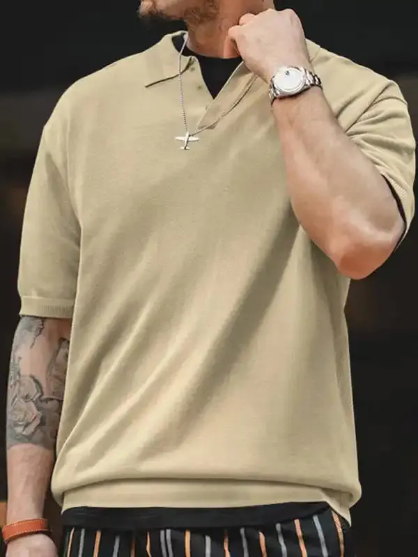 Men’s Solid Color Movement Polo Shirt