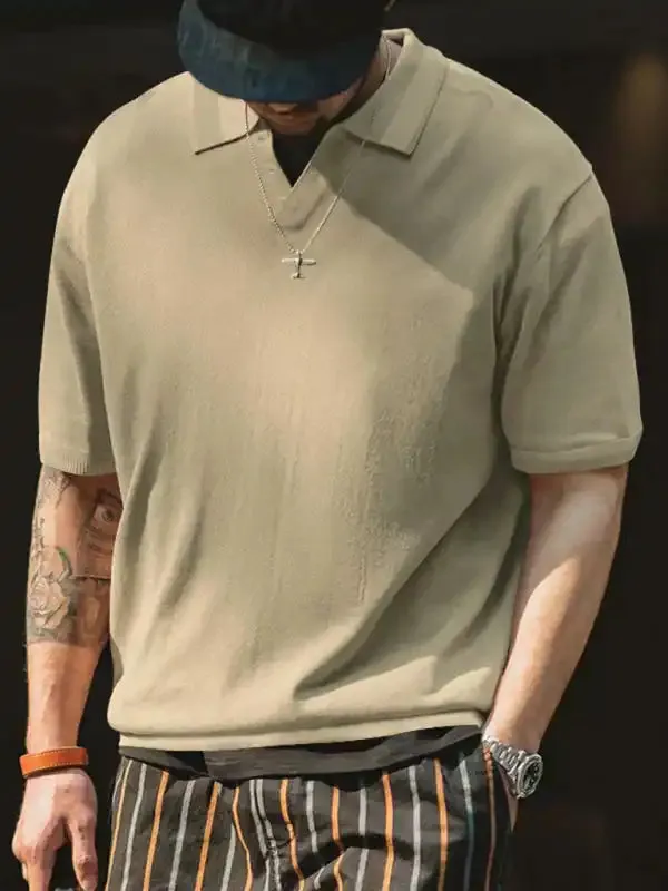 Men’s Solid Color Movement Polo Shirt