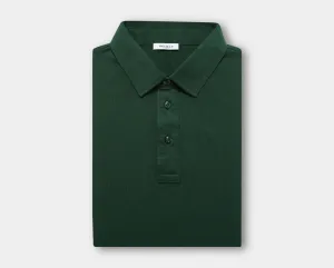 Racing Green Long Sleeve Polo Shirt