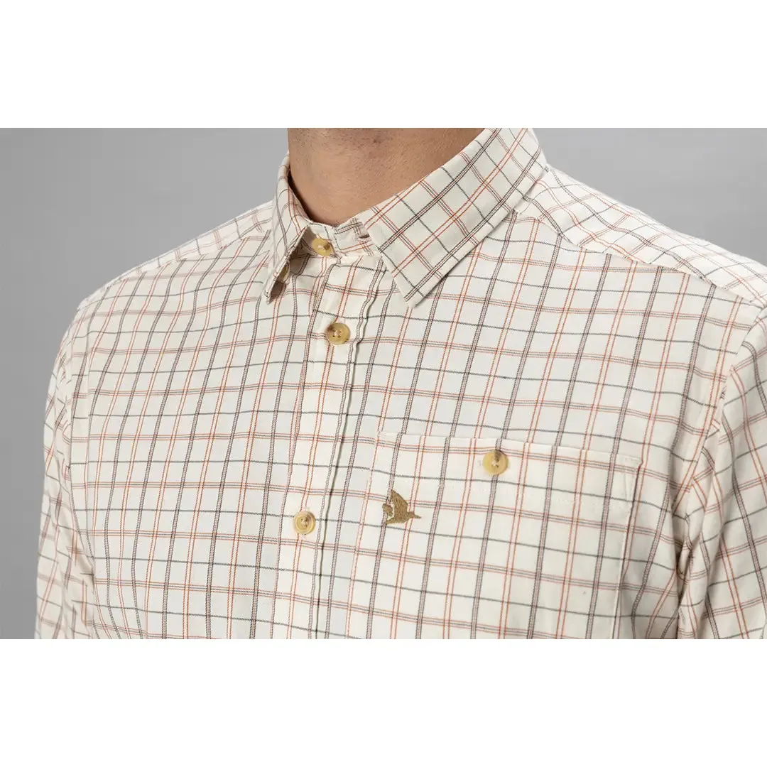 Shooting Shirt - Gold Flame Check by Seeland