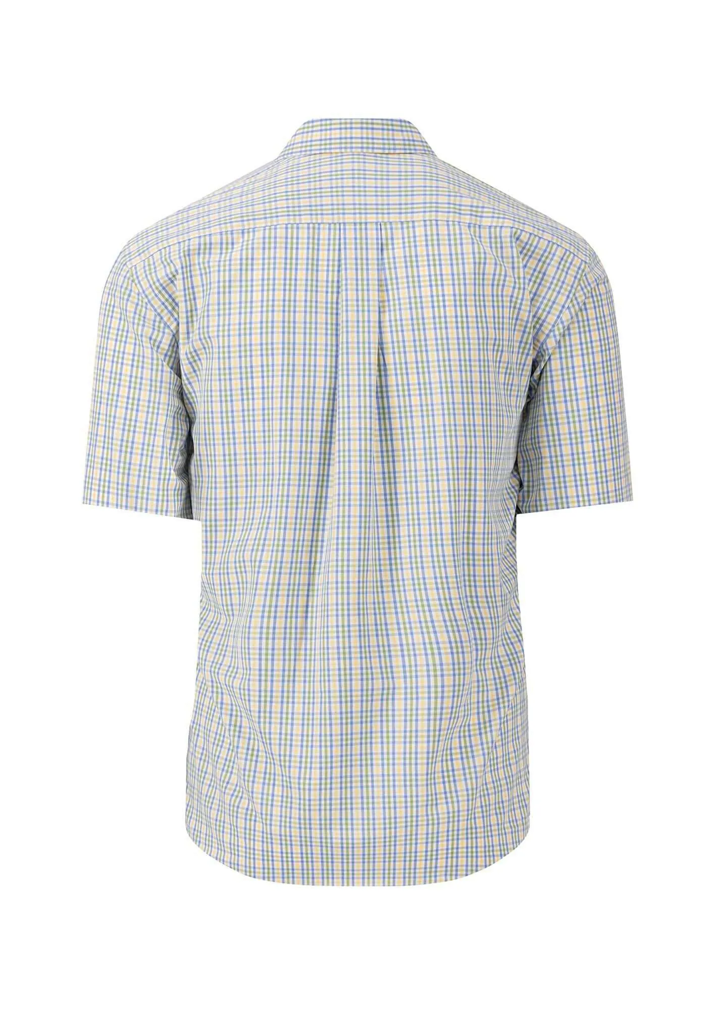 Short Sleeve Fine Checked Shirt