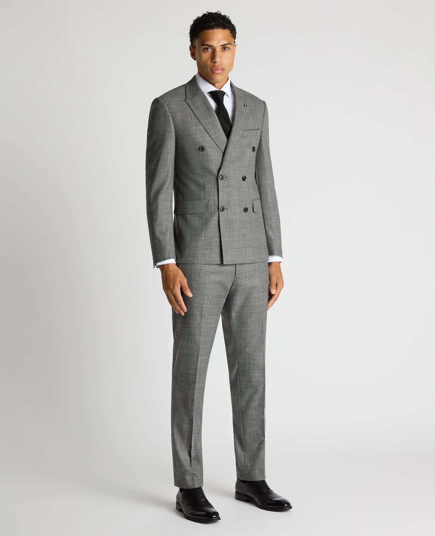 Slim Fit Double Breasted Suit