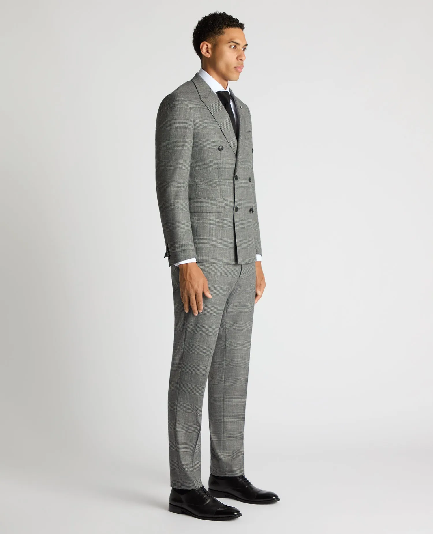 Slim Fit Double Breasted Suit