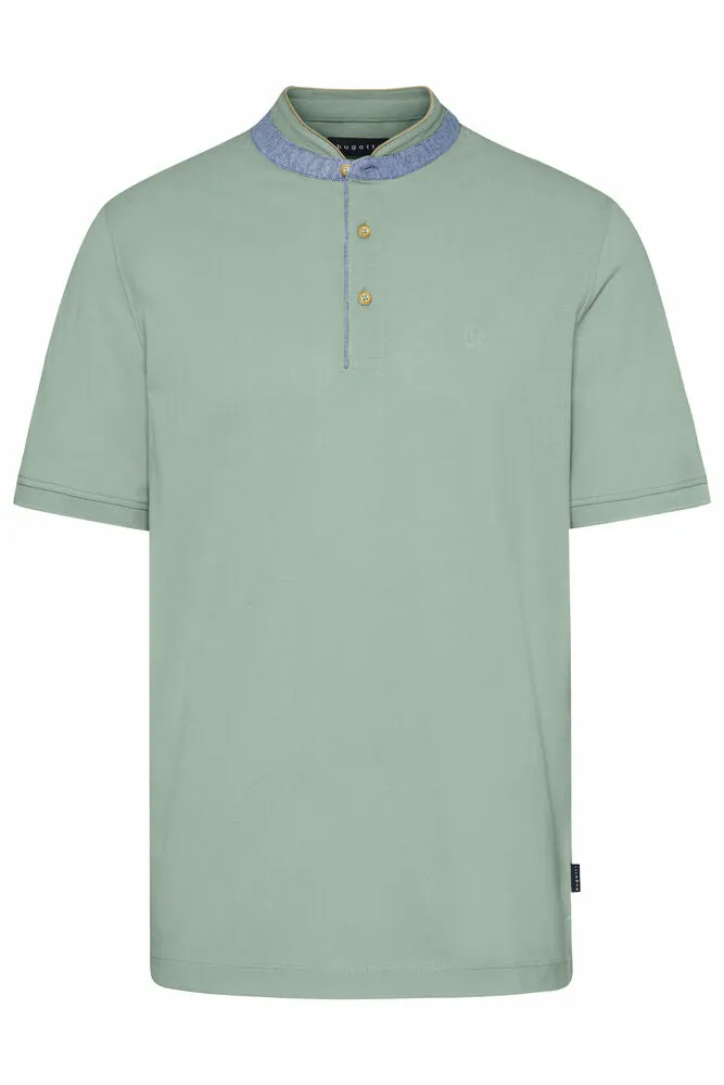 Stand Collar Polo Shirt