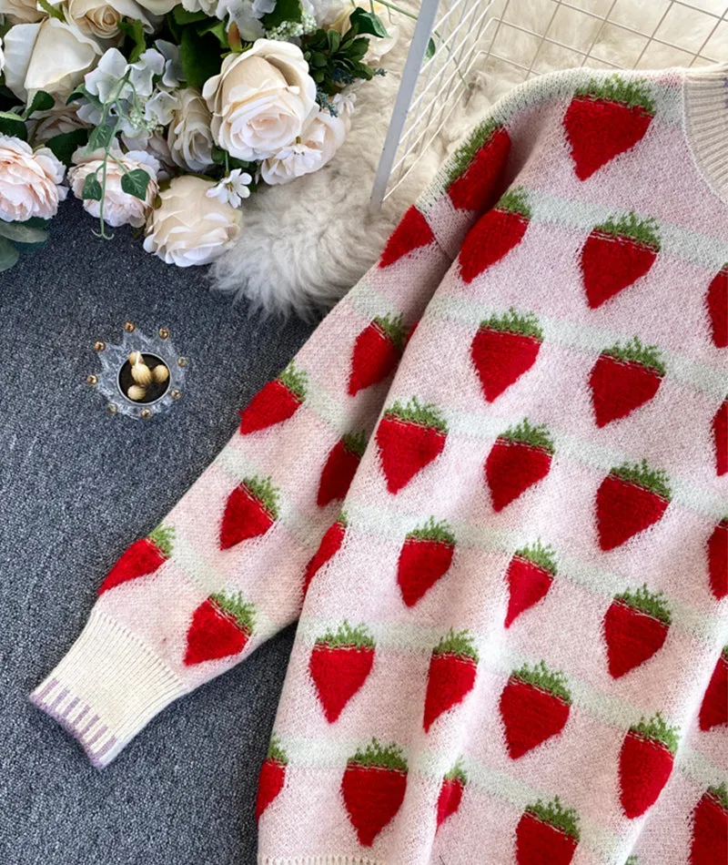 Sweet Strawberry Sweater      S4377