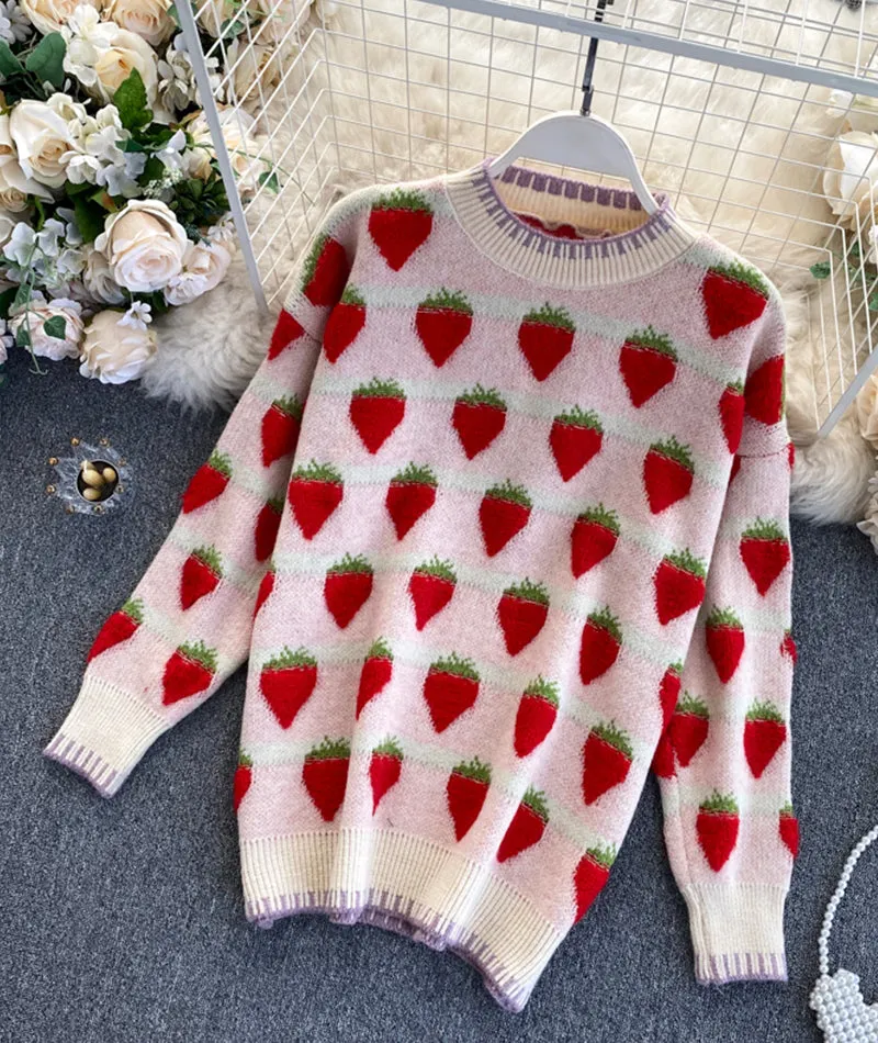 Sweet Strawberry Sweater      S4377