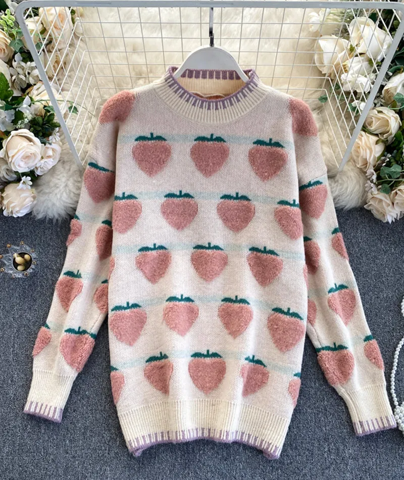 Sweet Strawberry Sweater      S4377