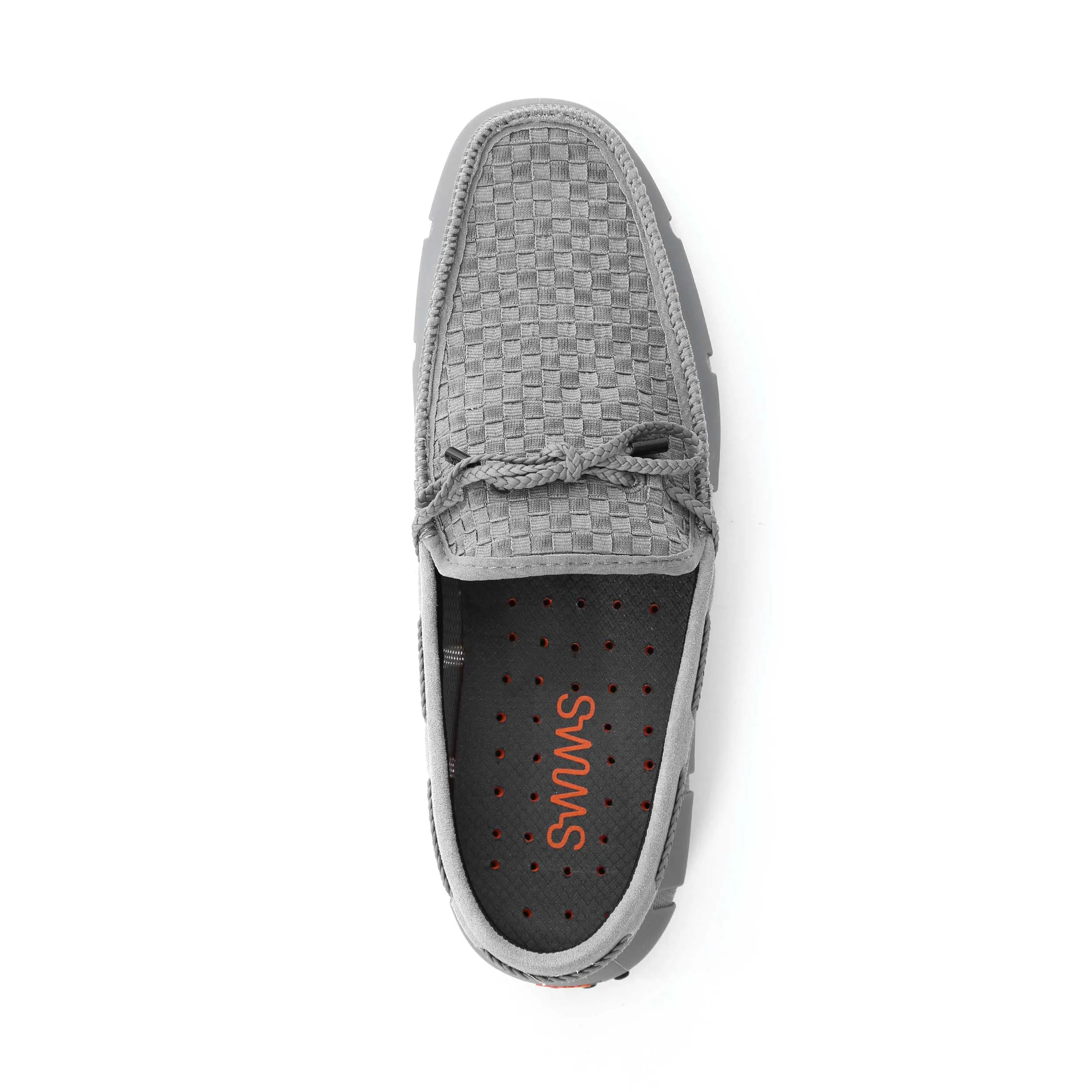 Swims Woven Driver Shoe in Grey