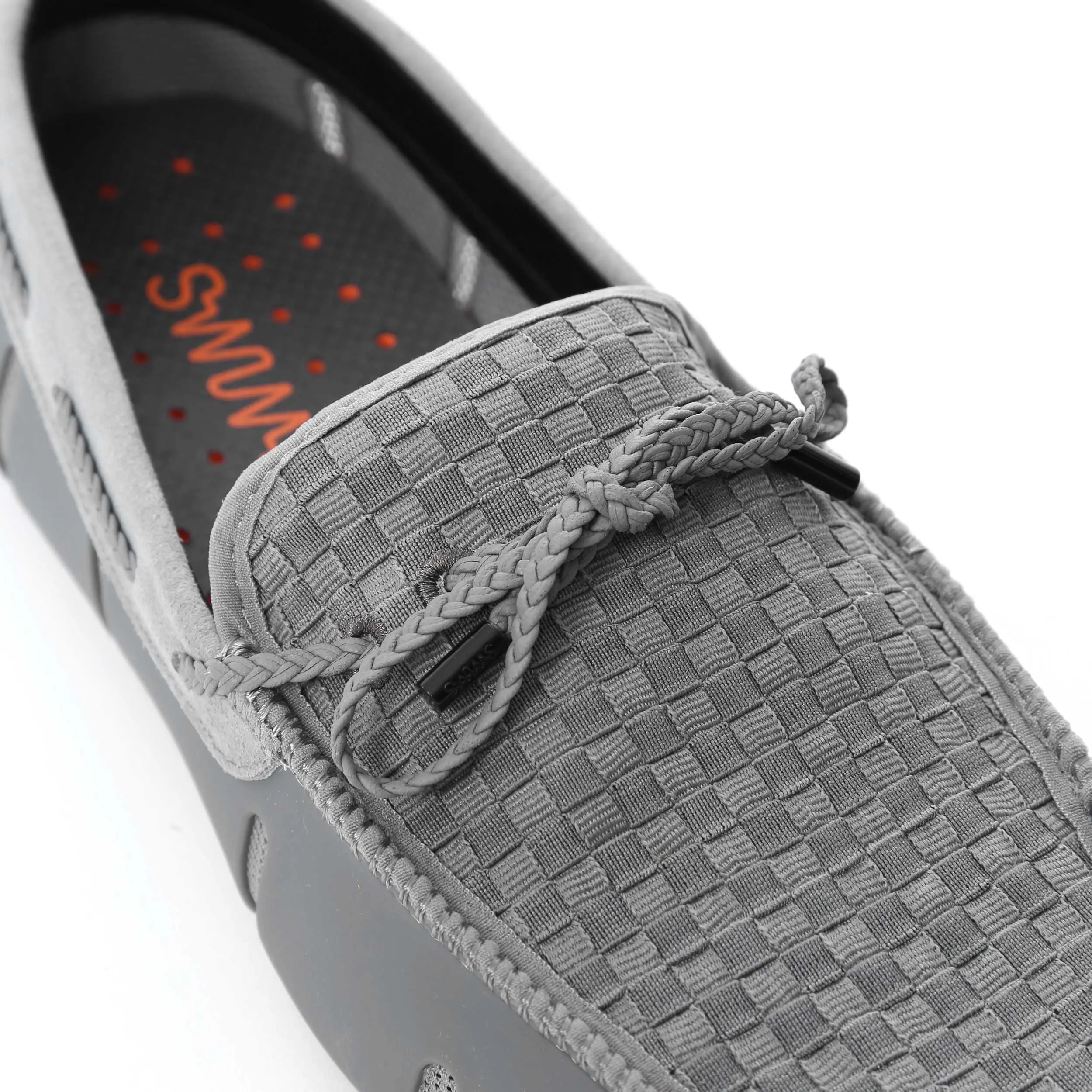 Swims Woven Driver Shoe in Grey